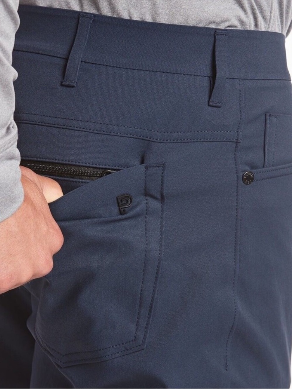 Public Rec Pants Men's 42x34 Workday Pant Navy Blue Golf Travel Work Comfy - Picture 4 of 12